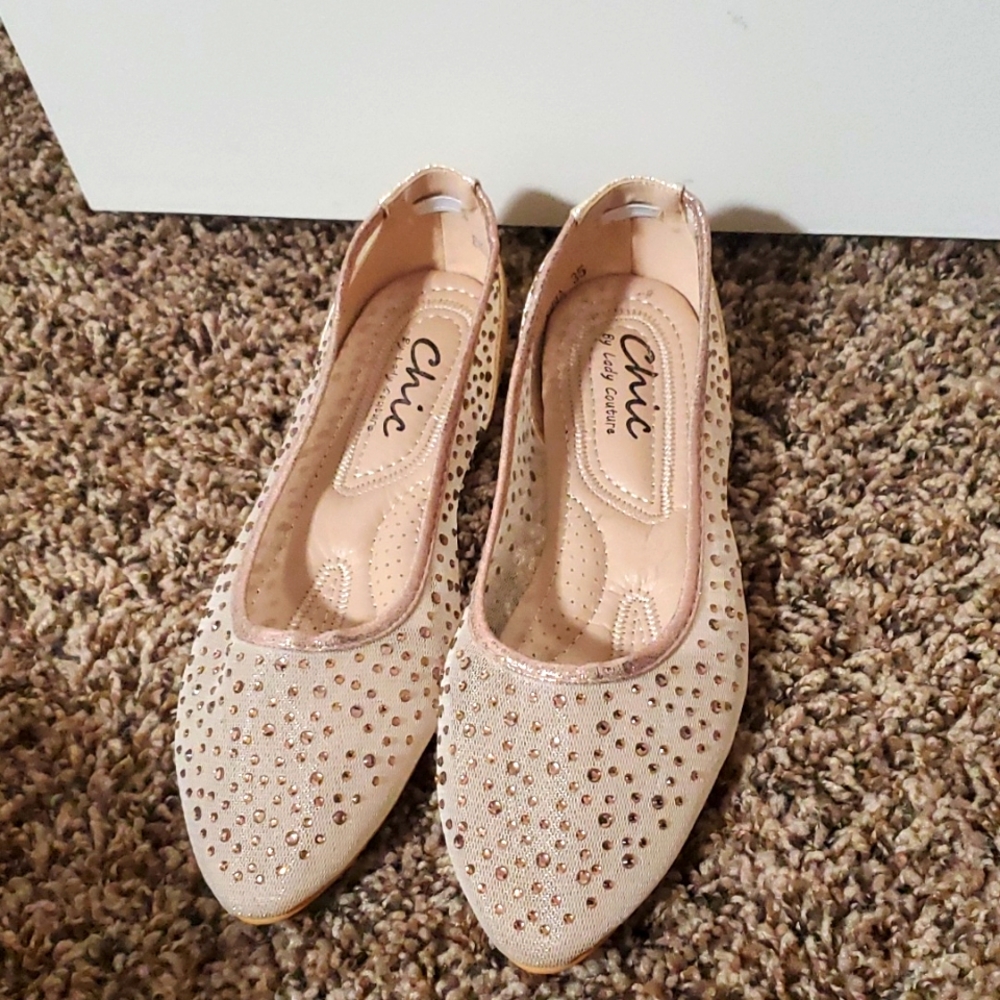 Chic by Lady Couture, Size 5, PEACH n Gold